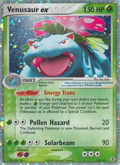 Venusaur ex (112/112) [EX: FireRed & LeafGreen] | The Gaming-Verse