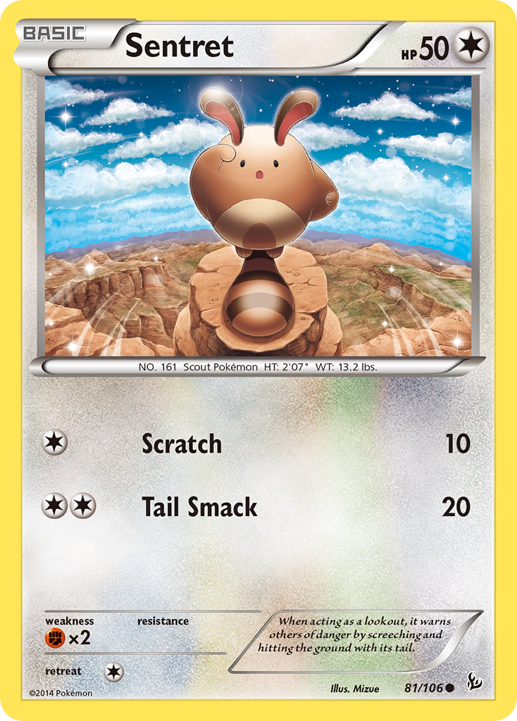 Sentret (81/106) [XY: Flashfire] | The Gaming-Verse