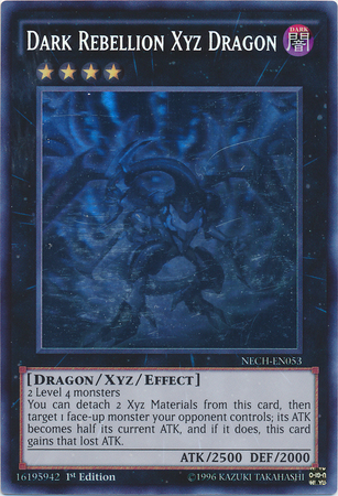 Dark Rebellion Xyz Dragon [NECH-EN053] Ghost Rare | The Gaming-Verse