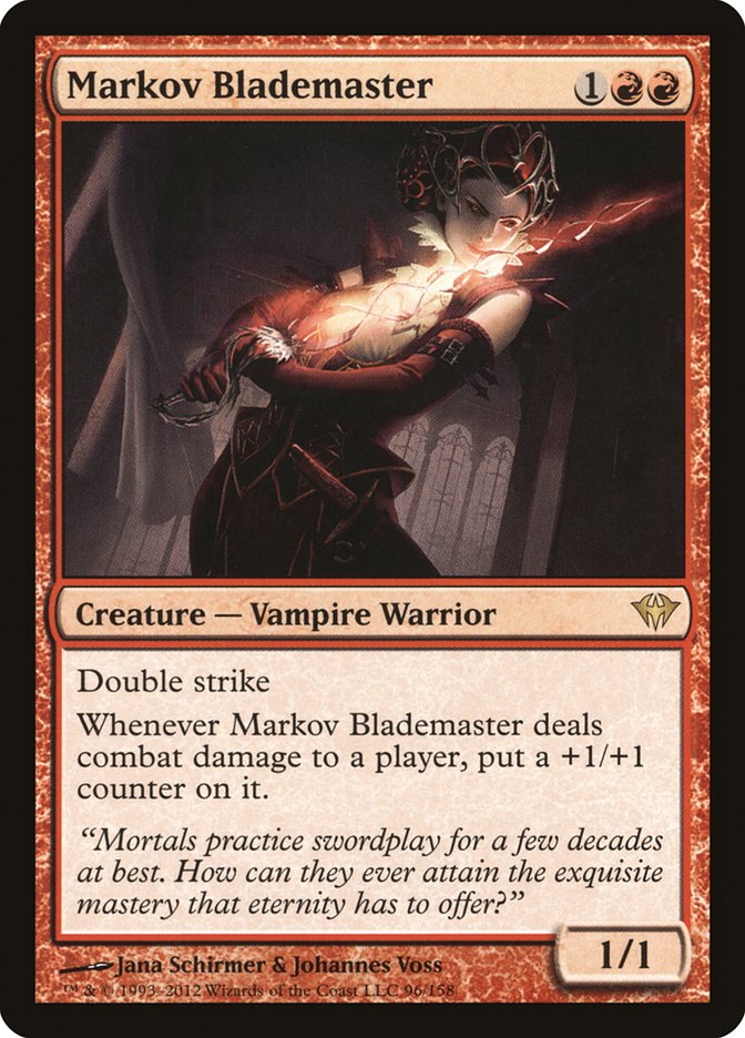 Markov Blademaster [Dark Ascension] | The Gaming-Verse