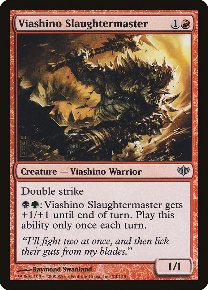 Viashino Slaughtermaster [Conflux] | The Gaming-Verse
