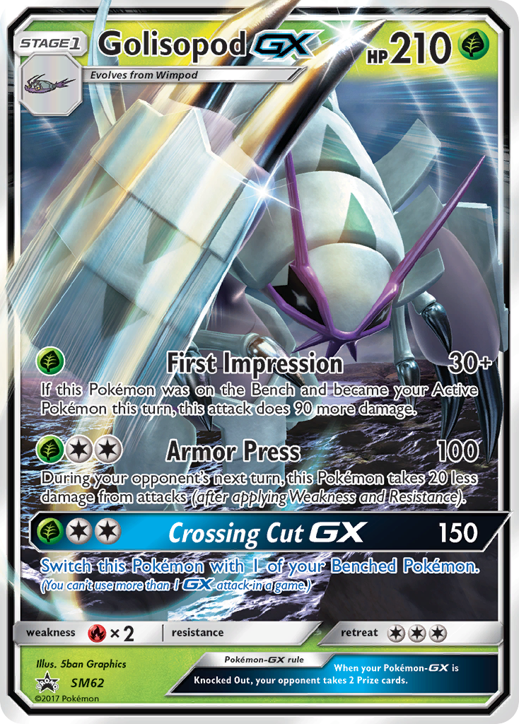 Golisopod GX (SM62) [Sun & Moon: Black Star Promos] | The Gaming-Verse