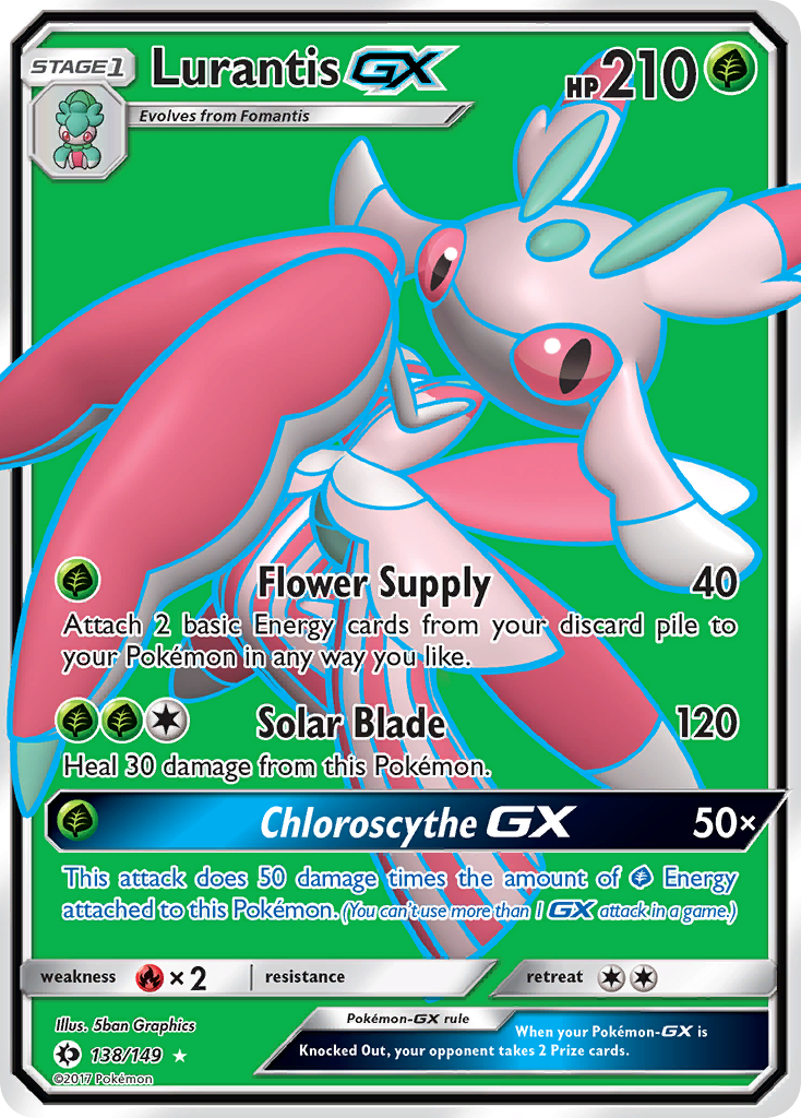 Lurantis GX (138/149) [Sun & Moon: Base Set] | The Gaming-Verse