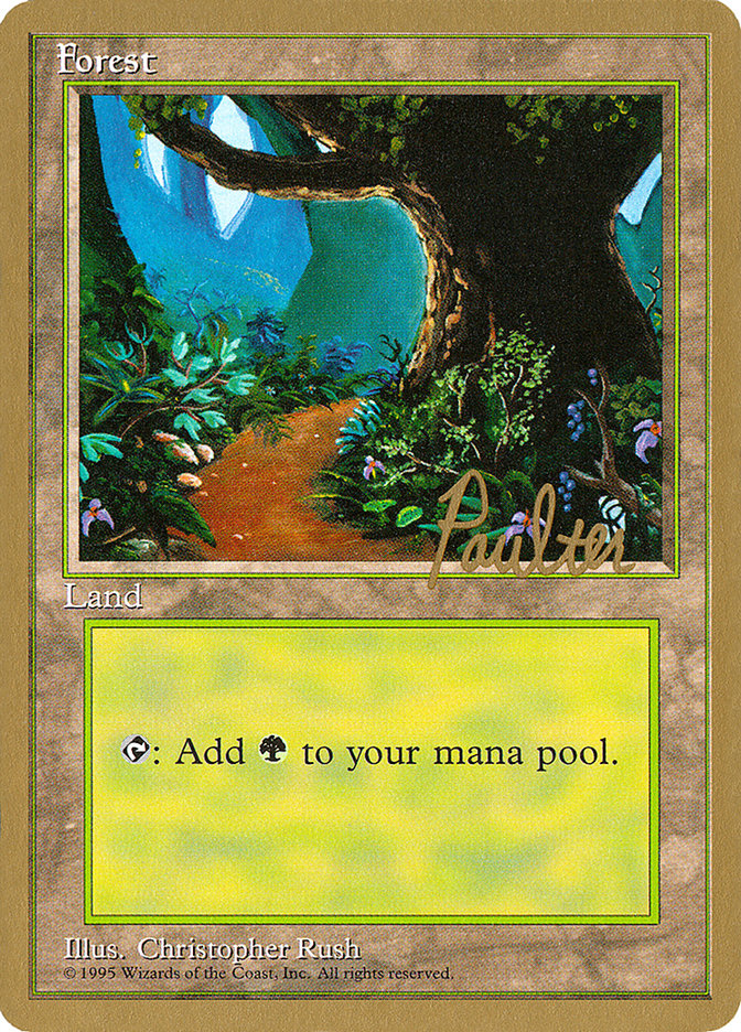 Forest (pp376) (Preston Poulter) [Pro Tour Collector Set] | The Gaming-Verse