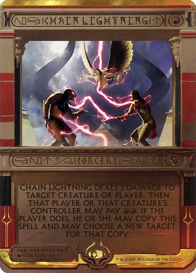 Chain Lightning (Invocation) [Amonkhet Invocations] | The Gaming-Verse