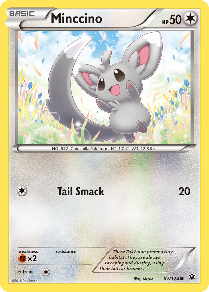 Minccino (87/124) [XY: Fates Collide] | The Gaming-Verse