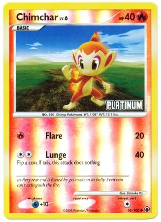 Chimchar (56/100) [Burger King Promos: 2009 Collection] | The Gaming-Verse