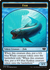 Fish // Zombie (011/036) Double-sided Token [Commander 2014 Tokens] | The Gaming-Verse