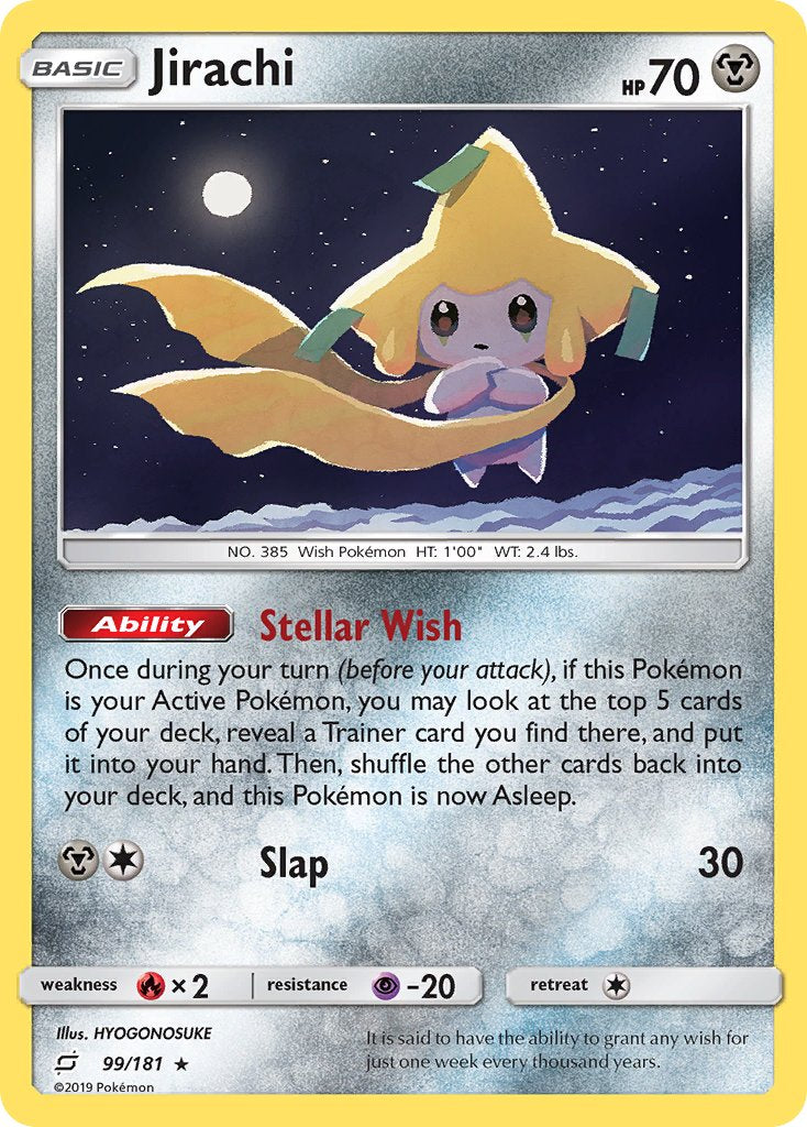 Jirachi (99/181) (Theme Deck Exclusive) [Sun & Moon: Team Up] | The Gaming-Verse