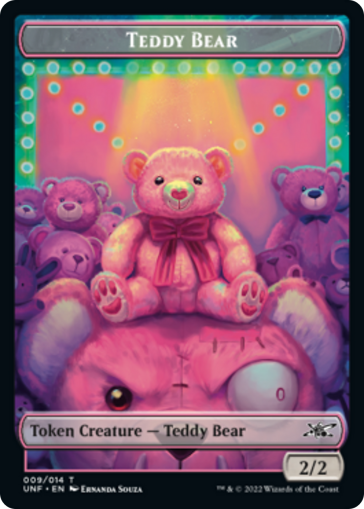 Teddy Bear // Food (011) Double-sided Token [Unfinity Tokens] | The Gaming-Verse