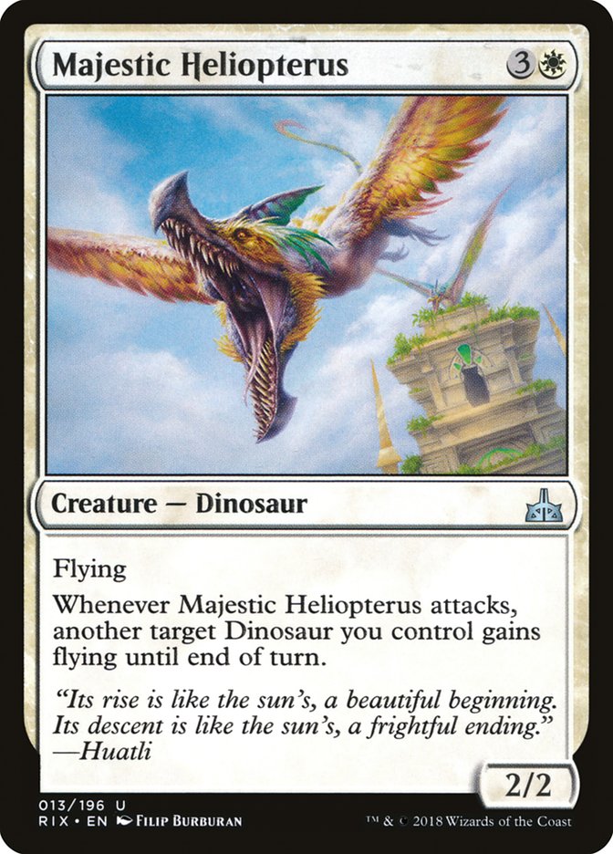 Majestic Heliopterus [Rivals of Ixalan] | The Gaming-Verse