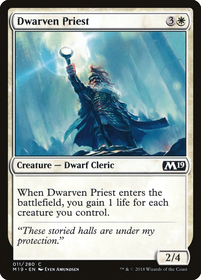 Dwarven Priest [Core Set 2019] | The Gaming-Verse
