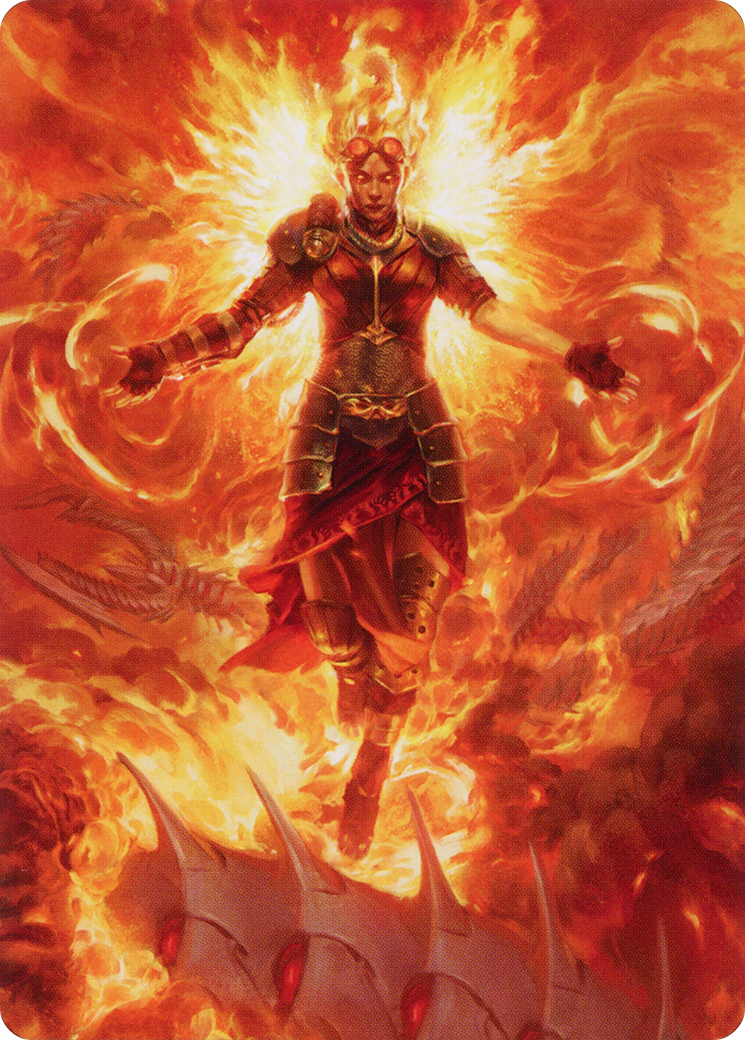 Chandra, Hope's Beacon Art Card [March of the Machine Art Series] | The Gaming-Verse