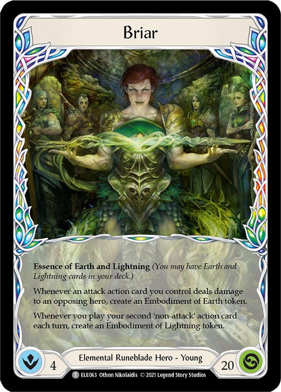 Briar, Warden of Thorns // Briar [ELE062 // ELE063] (Tales of Aria Unlimited) | The Gaming-Verse