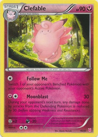 Clefable (16/30) [XY: Trainer Kit 1 - Wigglytuff] | The Gaming-Verse