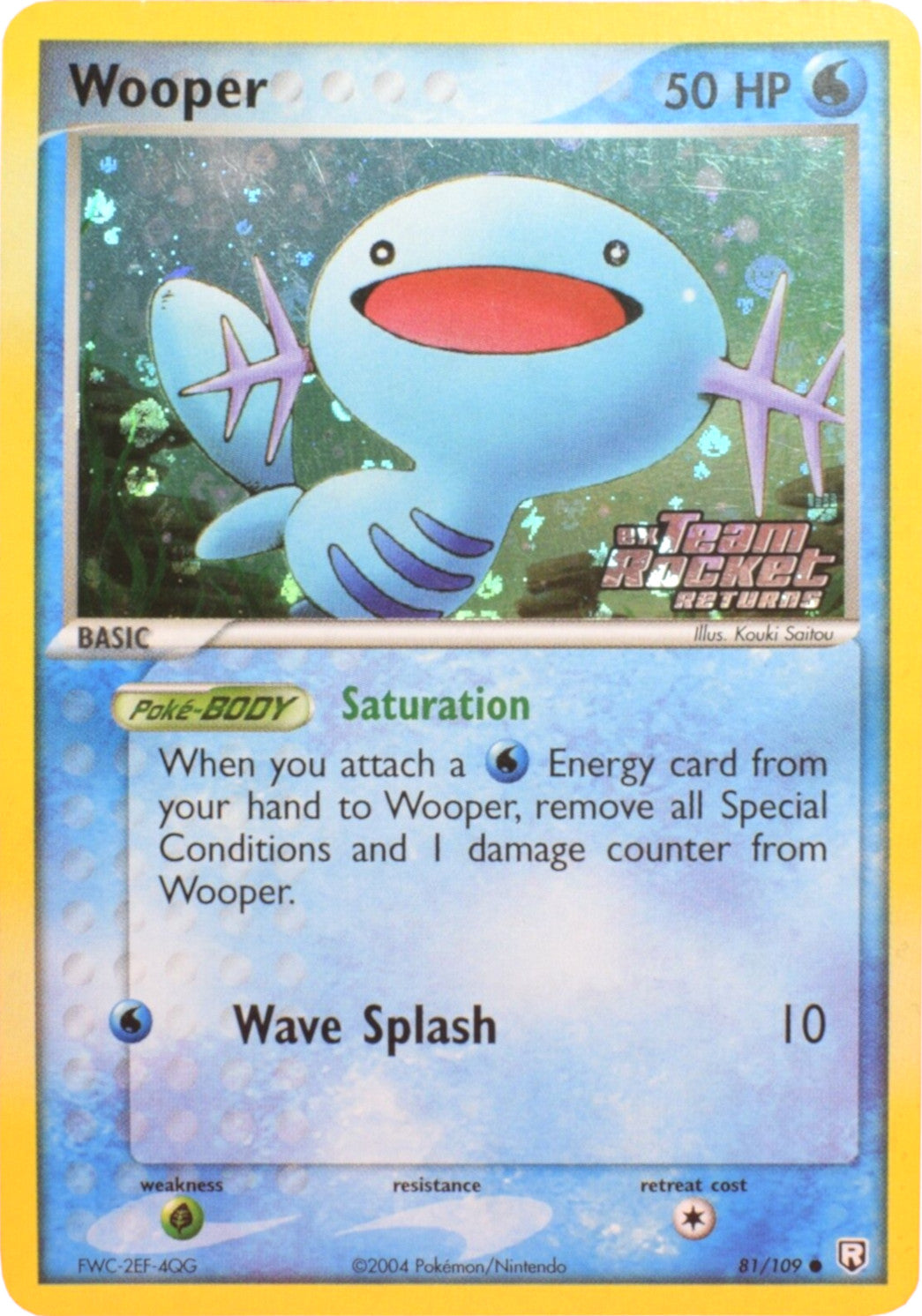 Wooper (81/109) (Stamped) [EX: Team Rocket Returns] | The Gaming-Verse