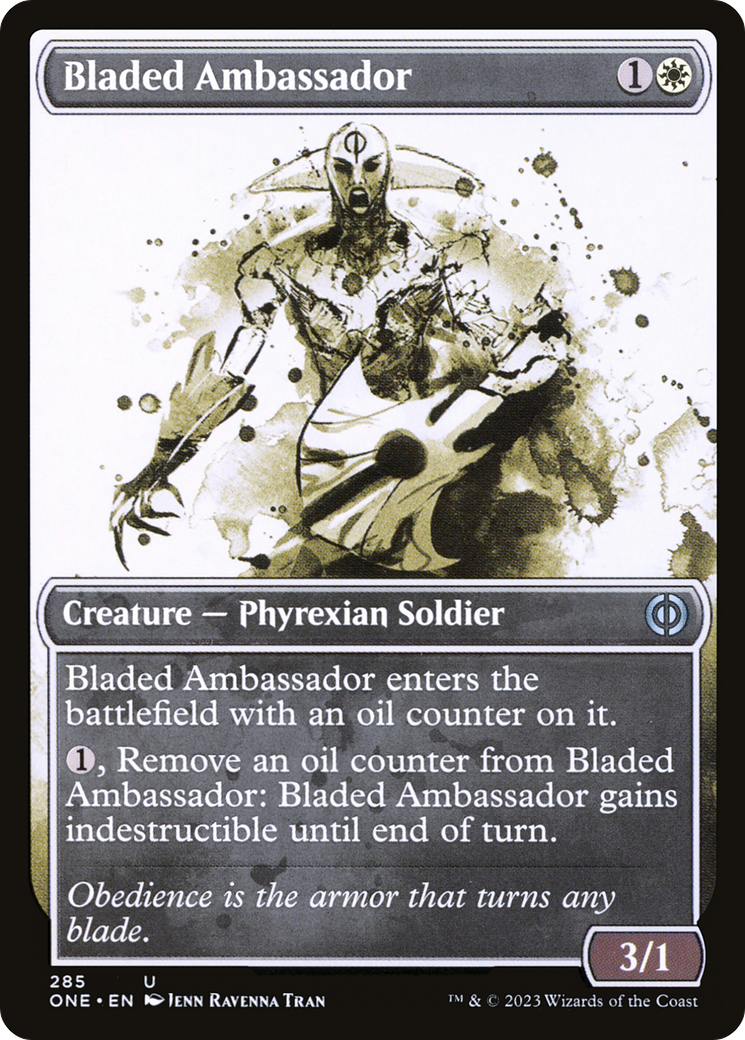 Bladed Ambassador (Showcase Ichor) [Phyrexia: All Will Be One] | The Gaming-Verse