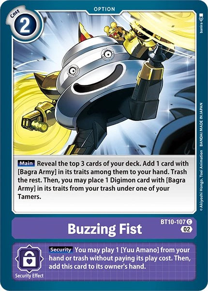 Buzzing Fist [BT10-107] [Revision Pack Cards] | The Gaming-Verse