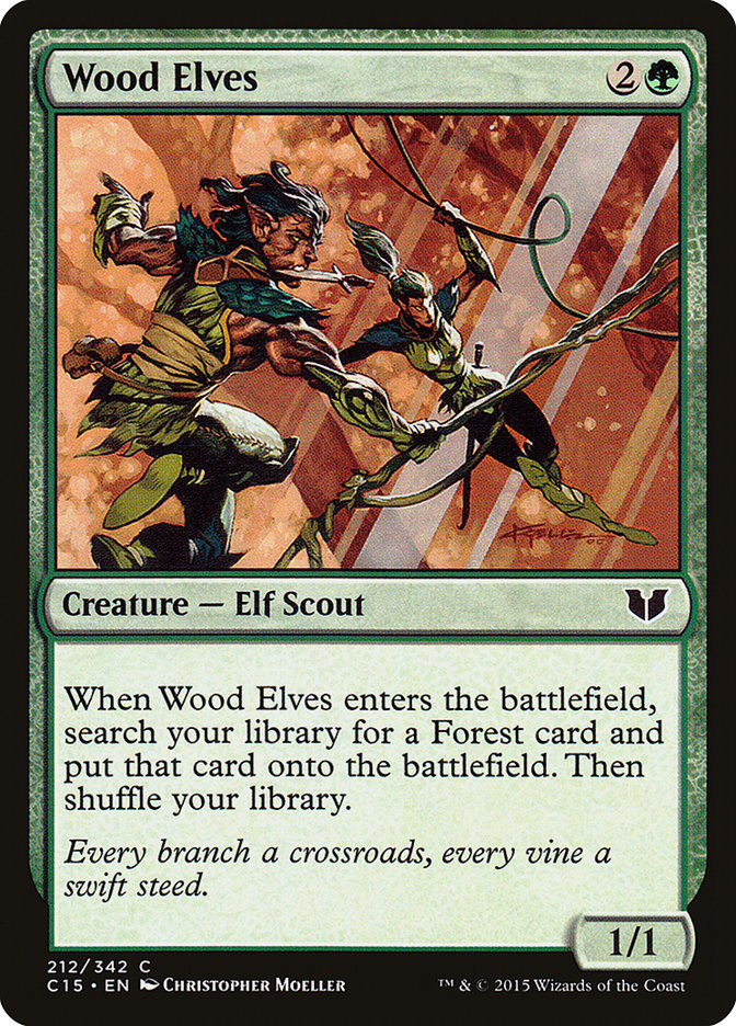 Wood Elves [Commander 2015] | The Gaming-Verse