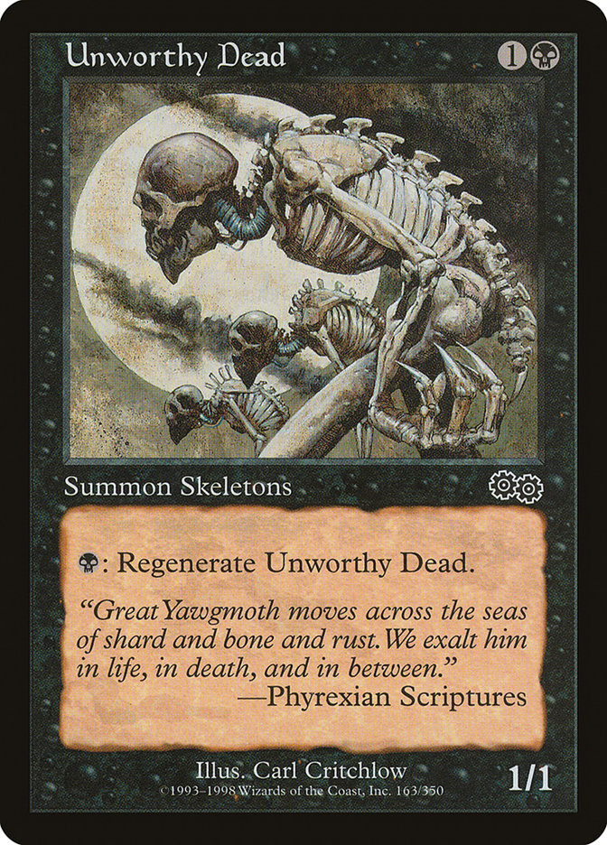 Unworthy Dead [Urza's Saga] | The Gaming-Verse