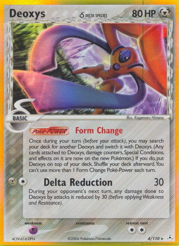 Deoxys (4/110) (Delta Species) [EX: Holon Phantoms] | The Gaming-Verse