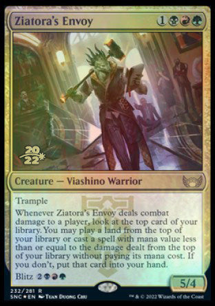 Ziatora's Envoy [Streets of New Capenna Prerelease Promos] | The Gaming-Verse