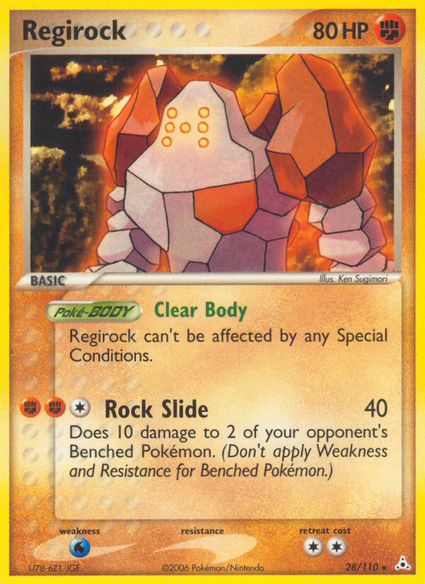 Regirock (28/110) [EX: Holon Phantoms] | The Gaming-Verse