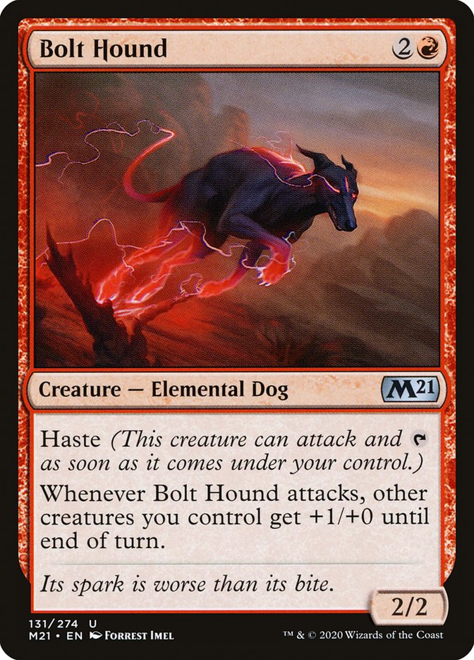 Bolt Hound [Core Set 2021] | The Gaming-Verse