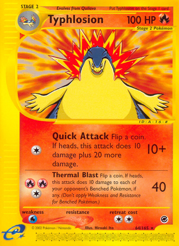 Typhlosion (64/165) [Expedition: Base Set] | The Gaming-Verse