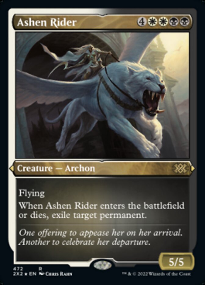 Ashen Rider (Foil Etched) [Double Masters 2022] | The Gaming-Verse