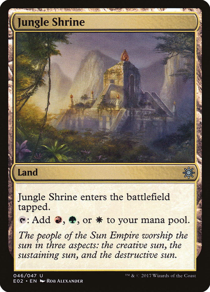 Jungle Shrine [Explorers of Ixalan] | The Gaming-Verse