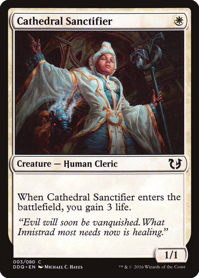 Cathedral Sanctifier [Duel Decks: Blessed vs. Cursed] | The Gaming-Verse