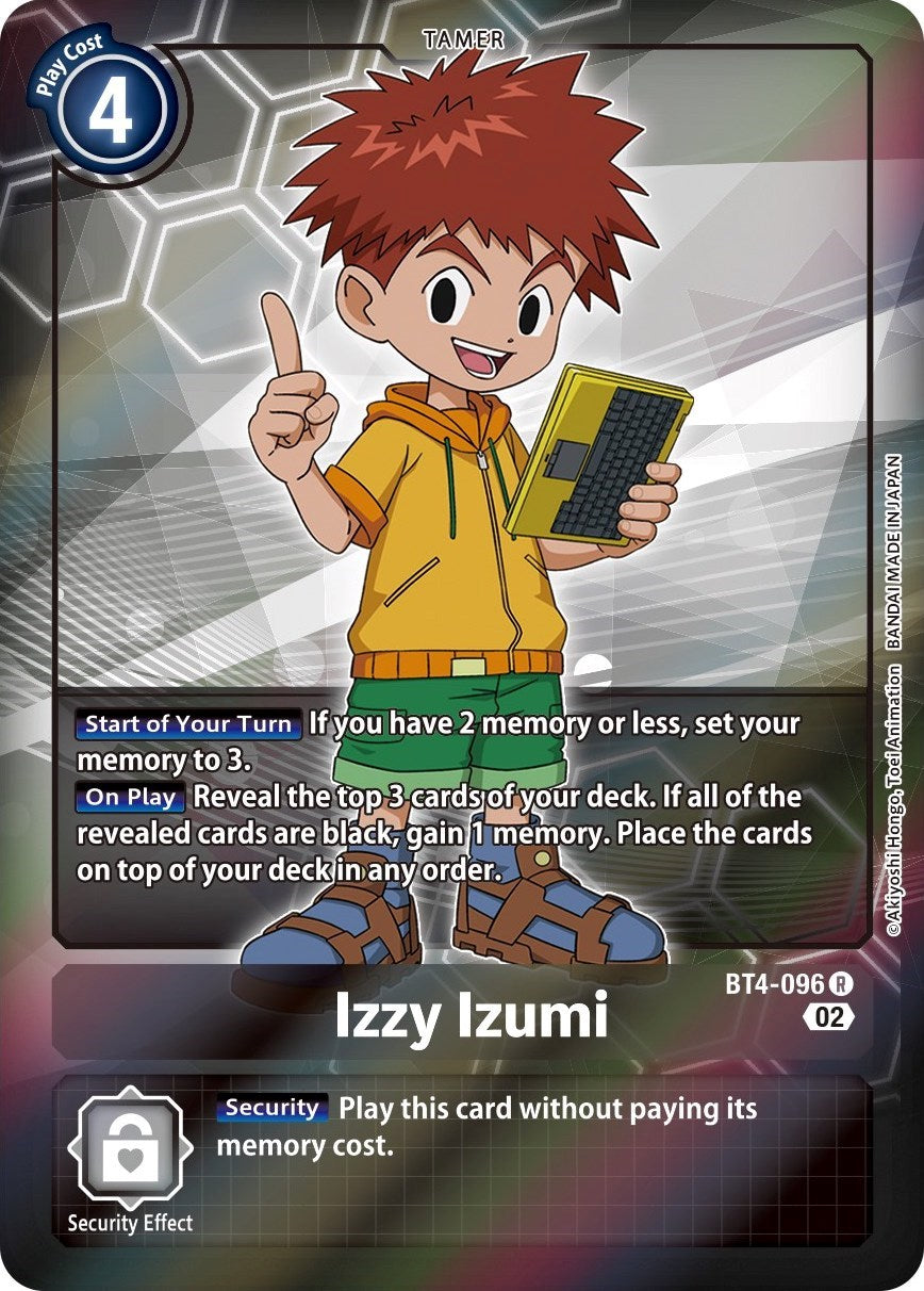 Izzy Izumi [BT4-096] (Alternate Art) [Starter Deck: Ragnaloardmon] | The Gaming-Verse