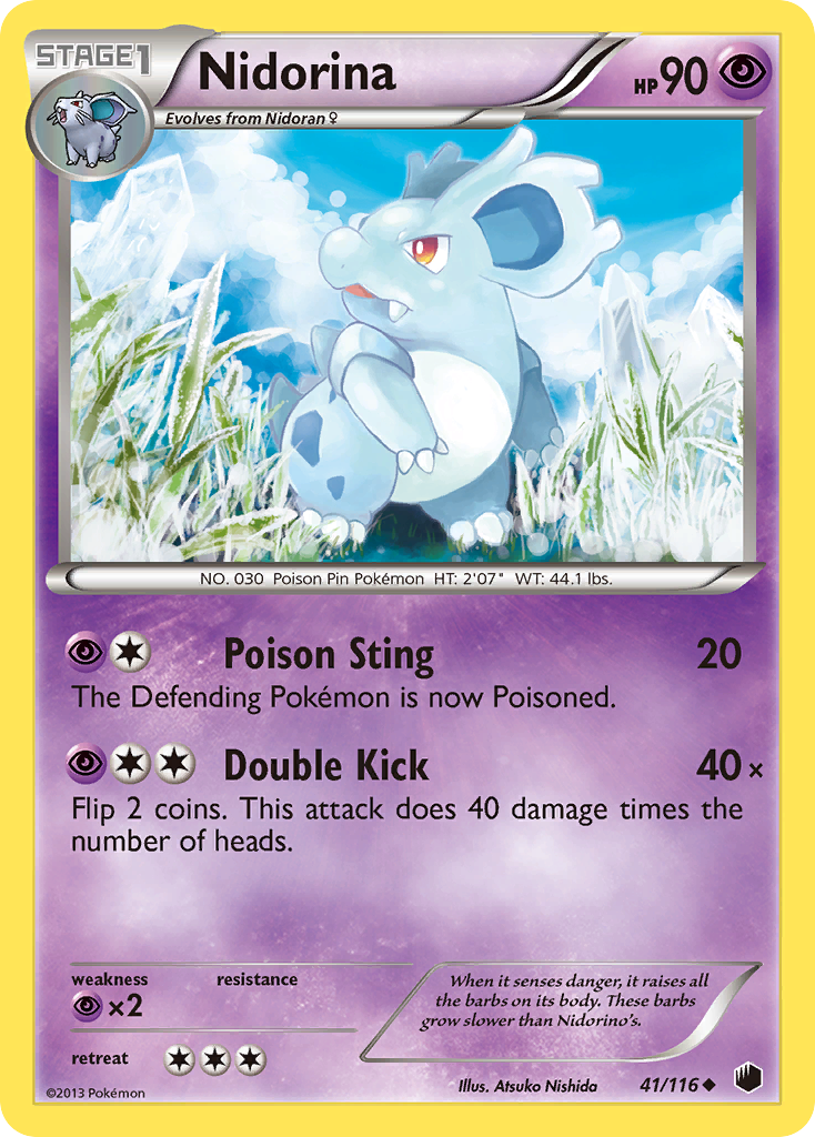 Nidorina (41/116) [Black & White: Plasma Freeze] | The Gaming-Verse