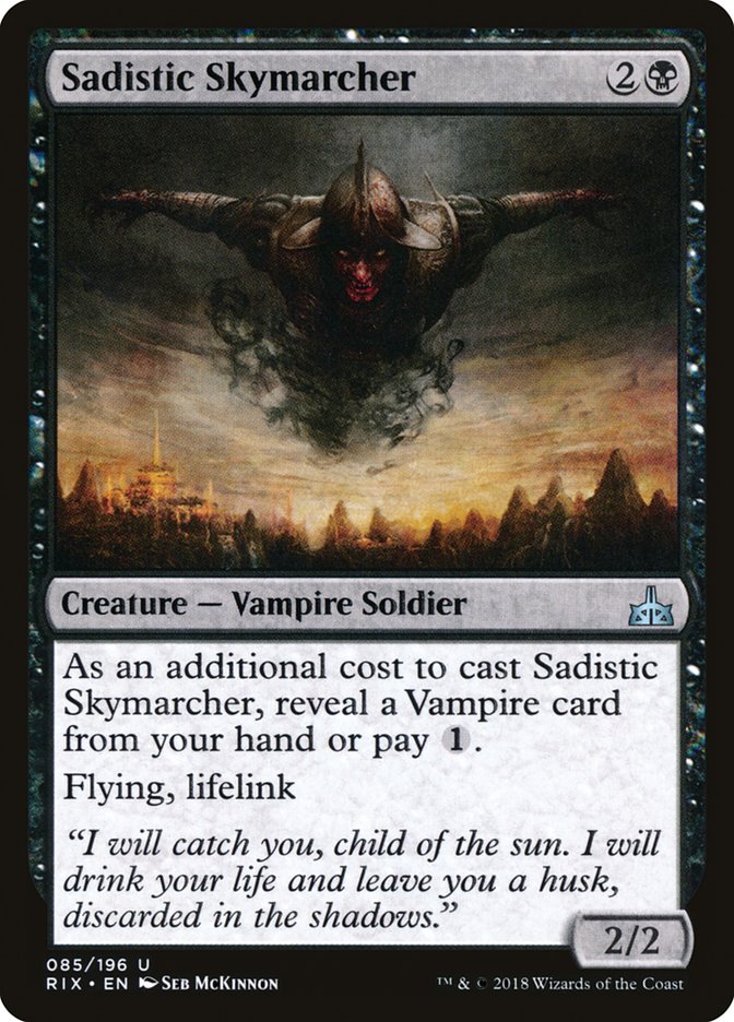 Sadistic Skymarcher [Rivals of Ixalan] | The Gaming-Verse