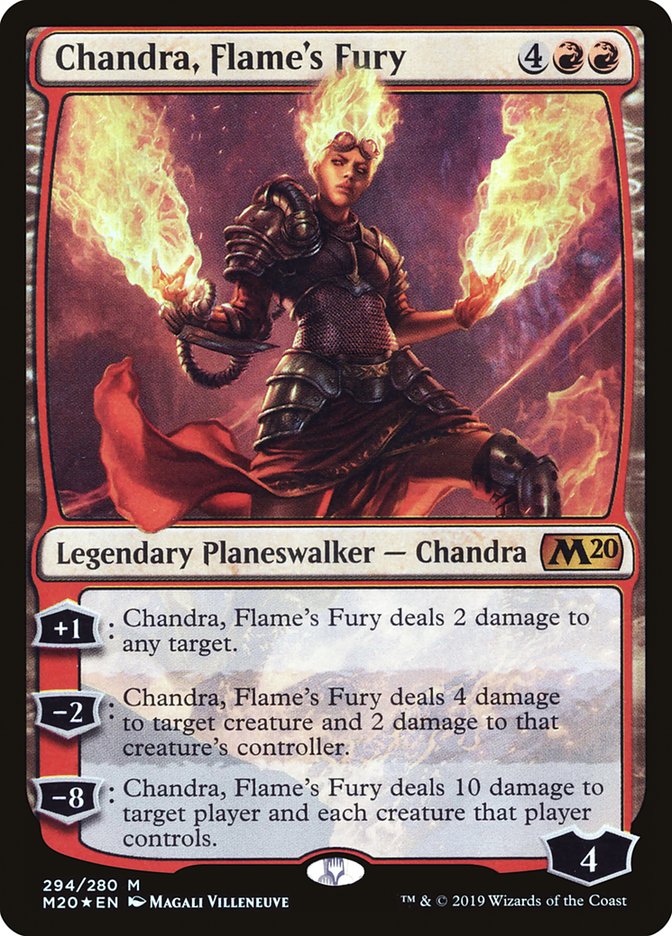 Chandra, Flame's Fury [Core Set 2020] | The Gaming-Verse