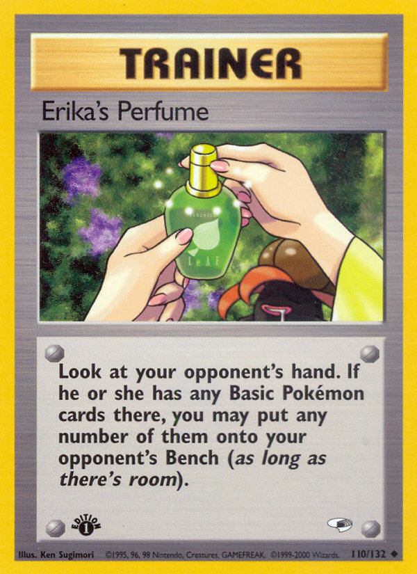 Erika's Perfume (110/132) [Gym Heroes 1st Edition] | The Gaming-Verse