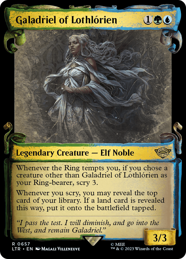 Galadriel of Lothlorien [The Lord of the Rings: Tales of Middle-Earth Showcase Scrolls] | The Gaming-Verse