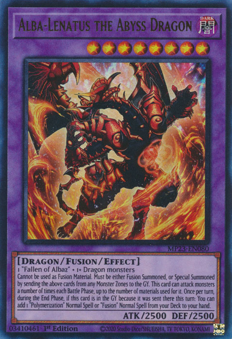 Alba-Lenatus the Abyss Dragon [MP23-EN080] Ultra Rare | The Gaming-Verse