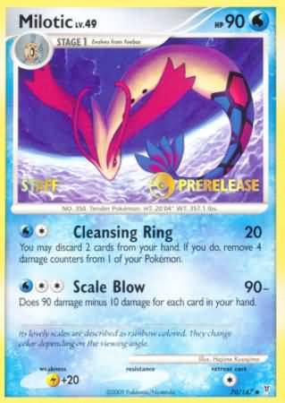 Milotic (70/147) (Staff Prerelease Promo) [Nintendo: Black Star Promos] | The Gaming-Verse