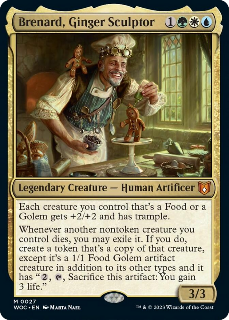 Brenard, Ginger Sculptor [Wilds of Eldraine Commander] | The Gaming-Verse