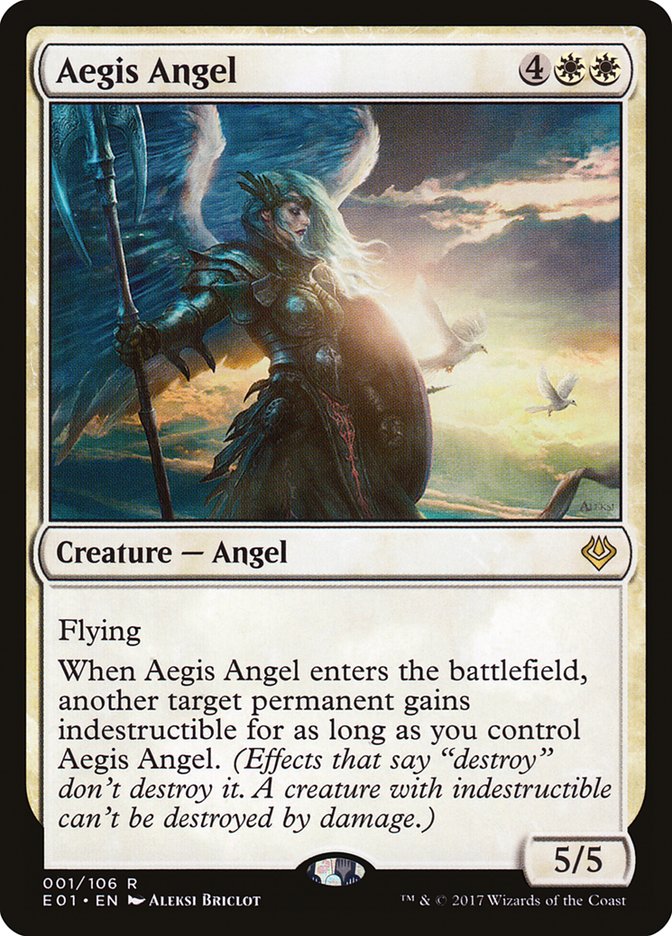 Aegis Angel [Archenemy: Nicol Bolas] | The Gaming-Verse