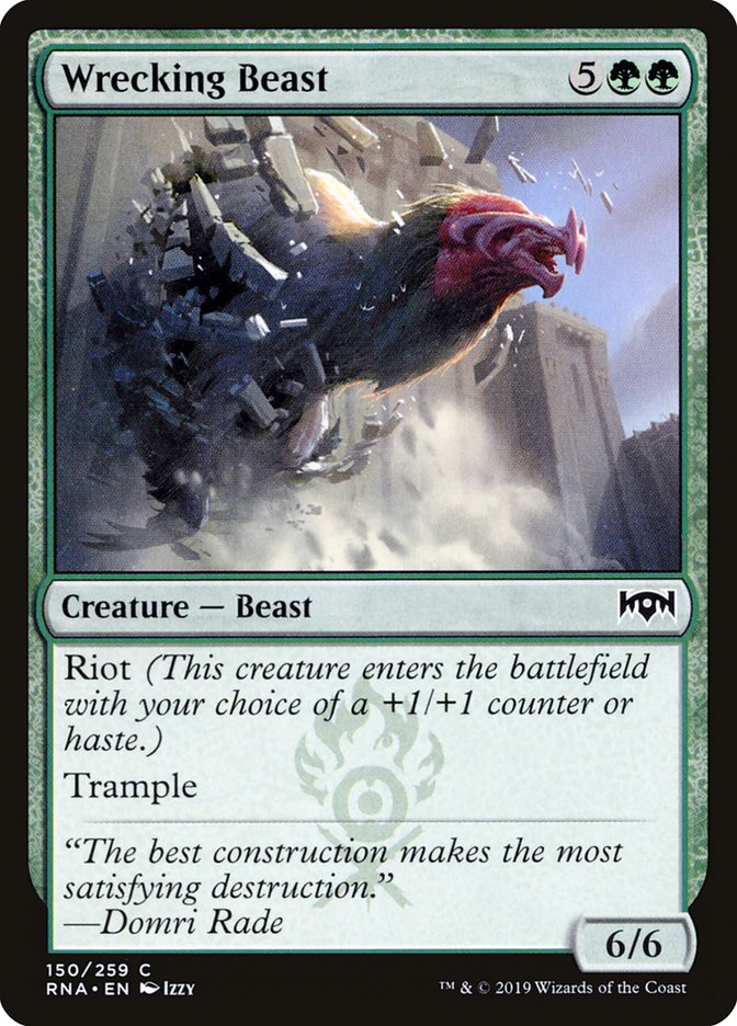 Wrecking Beast [Ravnica Allegiance] | The Gaming-Verse