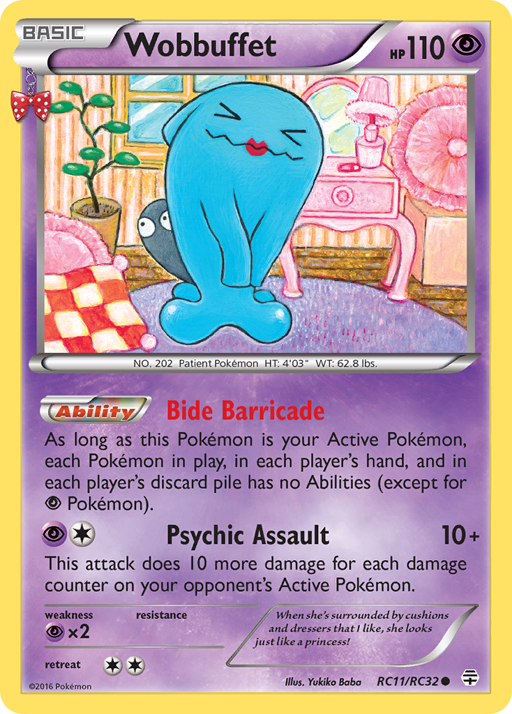 Wobbuffet (RC11/RC32) [XY: Generations] | The Gaming-Verse