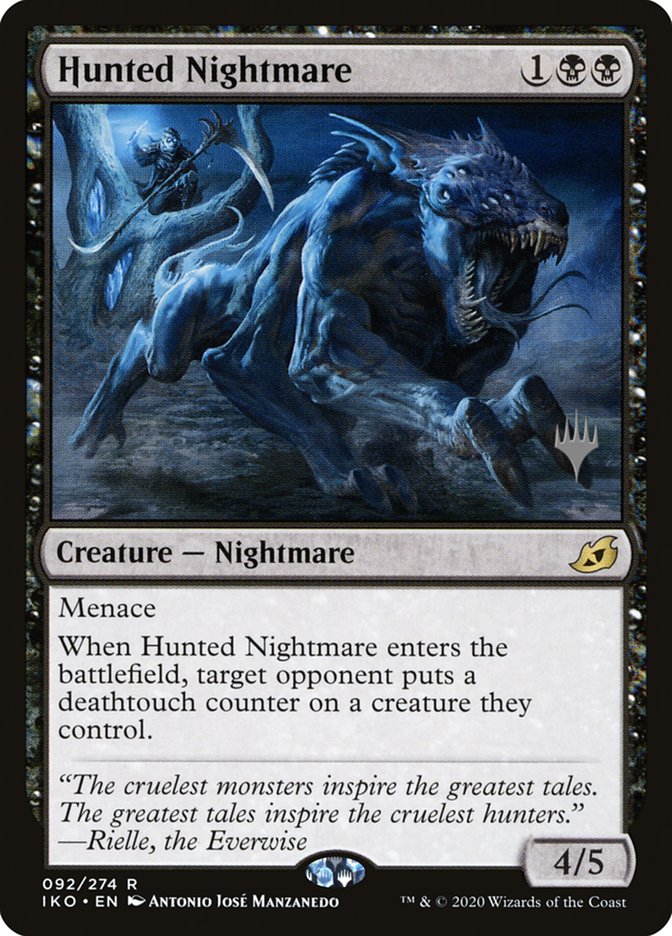 Hunted Nightmare (Promo Pack) [Ikoria: Lair of Behemoths Promos] | The Gaming-Verse