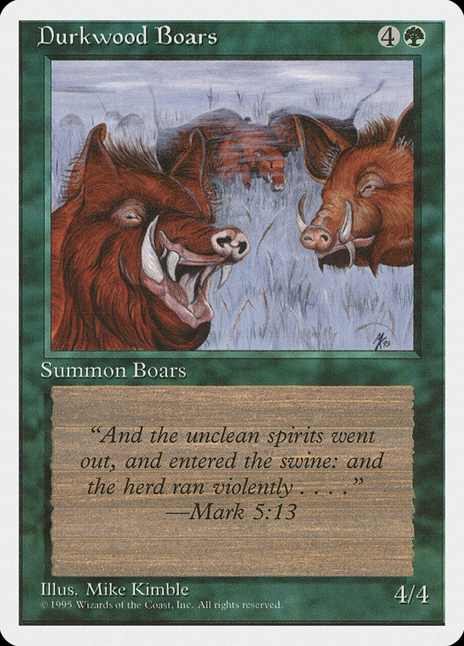 Durkwood Boars [Fourth Edition] | The Gaming-Verse