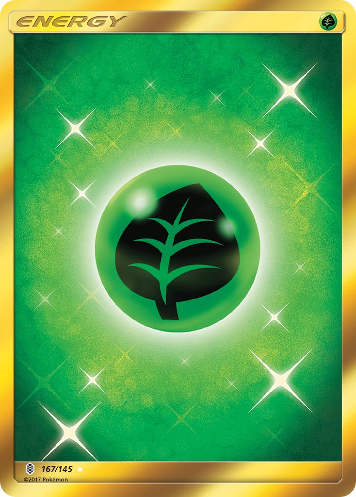 Grass Energy (167/145) [Sun & Moon: Guardians Rising] | The Gaming-Verse