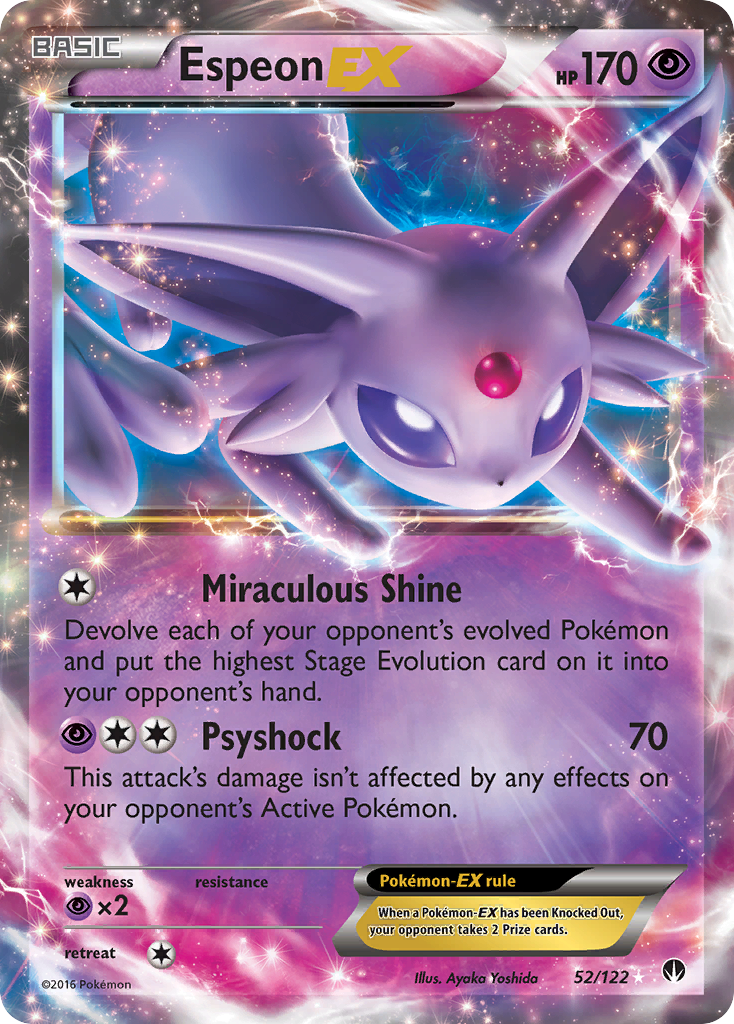 Espeon EX (52/122) [XY: BREAKpoint] | The Gaming-Verse