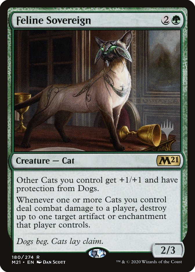 Feline Sovereign (Promo Pack) [Core Set 2021 Promos] | The Gaming-Verse