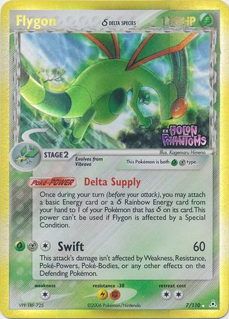 Flygon (7/110) (Delta Species) (Stamped) [EX: Holon Phantoms] | The Gaming-Verse